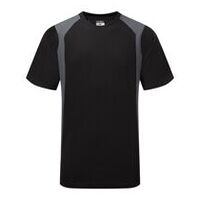 WX2 Eco T-Shirt S/S Schwarz/Grau XXXL