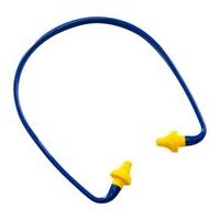 Gebänderte, konische Ohrstöpsel (1 Paar) Gelb 0