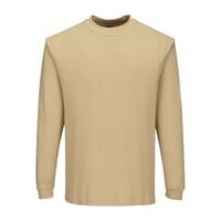 Modaflame Knit FR tričko s dlouhým rukávem, světle hnědé, 4XL