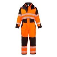 PW3 Modaflame Rain+ Hi-Vis Multi-Norm FR winteroverall oranje/zwart L