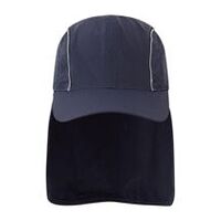 Prodyšná kšiltovka s ochranou proti slunci modrá 0
