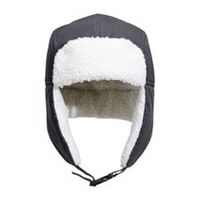 Trapper sapka sherpa béléssel, fém szürke 0