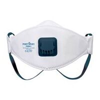 Trojitě skládaná respirátorová maska Dolomite FFP2 s ventilem (balení po 10 kusech) Bílá 0