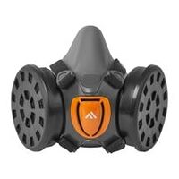 TPR-Halbmasken-Set (mit P3-Filtern) Grau M/L