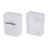 Úložná krabička na špunty do uší (50 kusů) Bílá 0