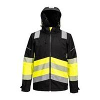 PW3 Hi-Vis Klasse 1 Extreme Regenjacke Gelb/Schwarz 4XL