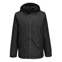 Professzionális esőkabát, fekete, L méret