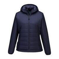 Professional Damen Isolierte Baffle-Jacke mit Kapuze, Marineblau, Größe L