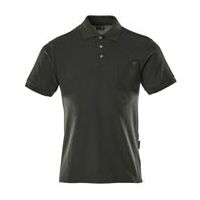 Tricou polo cu buzunar la piept CROSSOVER Borneo, Unisex, Negru, Mărime 2XL