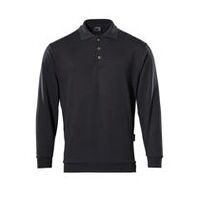 Hanorac polo CROSSOVER Trinidad, Unisex, Negru, Mărime 2XL