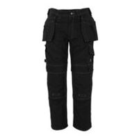 Trousers with hanging pockets HARDWEAR Ronda, Unisex, Black, Size 76C46