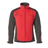 Soft Shell Jacke UNIQUE Dresden, Unisex, Rot/Schwarz, Größe 2XL