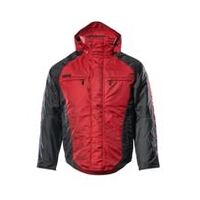 Winterjacke UNIQUE Frankfurt, Unisex, Rot/Schwarz, Größe 2XL