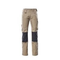 Kalhoty s kapsami na kolenou UNIQUE Mannheim, Unisex, Světle khaki/černá, Velikost 82C66