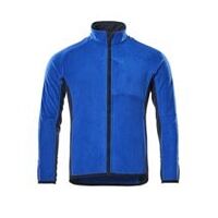 Fleecejacke UNIQUE Hannover, Unisex, Kornblau/Schwarzblau, Größe 2XL