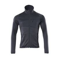 Pulover din fleece cu fermoar ACCELERATE, Domnilor, Negru-albastru, Mărime 2XL