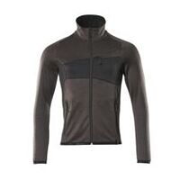 Pulover din fleece cu fermoar ACCELERATE, Domnilor, Antracit închis/Negru, Mărime 2XL
