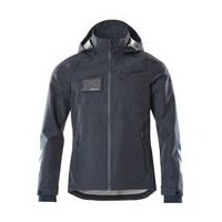 Hard Shell kabát, vízálló, fekete-kék, Méret 4XL