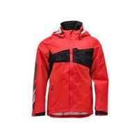 Hard Shell jakke ACCELERATE, Herrer, Trafikrød/sort, Størrelse 2XL