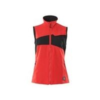 Mellény ACCELERATE, Női, Közlekedési piros/fekete, Méret 2XL