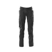 Bukser med knælommer ACCELERATE, Herrer, Sort, Størrelse 82C52