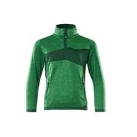 Gyerekek számára készült polár pulóver ACCELERATE, gyerekek, Fűzöld/zöld, 104-ös méret