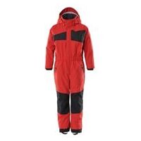 Schneeanzug für Kinder ACCELERATE, Kinder, Verkehrsrot/Schwarz, Größe 104