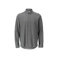 Hemd, moderne Passform, Stretch, Dunkelanthtazit/HellGrau-meliert, Größe 37-38