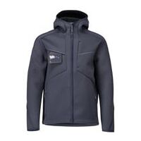 Softshell-jakke med hætte, moderne pasform, Sortblå, Størrelse 2XL