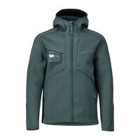 Softshell-jakke med hætte, moderne pasform, skovgrøn, Størrelse 2XL