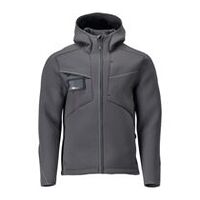 Softshell-jakke med hætte, moderne pasform, Antracitgrå, Størrelse 2XL