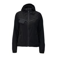 Jakke, stretch, lav vægt, Damejakke, Sort, Størrelse 2XL