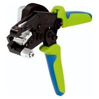 Tang til skæring, afisolering og krympning af fiberoptiske kabler Ø 2,2 mm til Toshiba-stik, med sikkerhedsskæreanordning