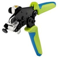 Tang til skæring og afisolering af polymere fiberoptiske kabler Ø 2,2 mm, med manuel knivfremføring