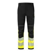PW3 Modaflame Work Hi-Vis Klasse 1 FR Hose Gelb/Schwarz 28