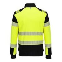 PW3 Modaflame Knit Hi-Vis FR Full Zip Sweatshirt Gelb/Schwarz L