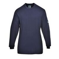 Modaflame Knit FR Damen Langarm-T-Shirt, Marineblau, L