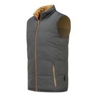 KA3 Oboustranná, izolovaná vesta, kávově hnědá, 4XL