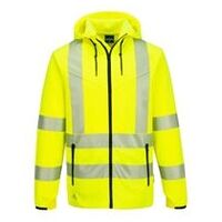 KX3 Sport Hi-Vis Kapuzenjacke mit Reißverschluss, Gelb, XXL