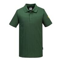 Antistatisch ESD-poloshirt S/S bosgroen L