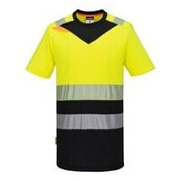DX4 Hi-Vis Klasse 1 T-Shirt S/S Gelb/Schwarz 4XL