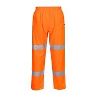 Hi-Vis-bukser, lette, sammenfoldelige, orange, 4XL