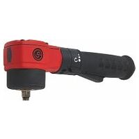 Pneumatic angle impact wrench compact