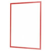 Document holder, magnetic A4 Set of 10 RED