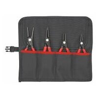 Precision circlip pliers set for internal and external circlips
