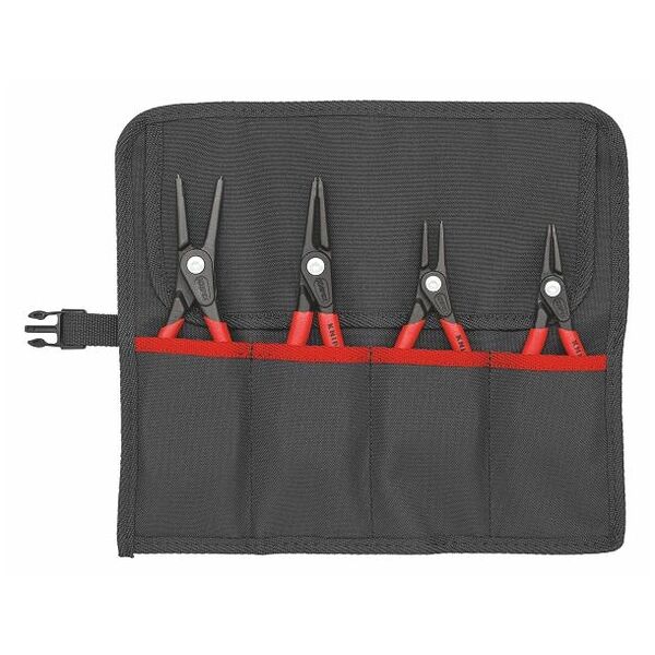 Precision circlip pliers set for internal and external circlips