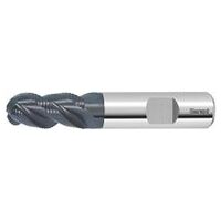 Solid carbide ball nose roughing end mill  TiAlN