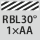 Pro rádlovaný profil: RBL30° 1×AA