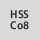 Řezný materiál: HSS Co 8