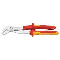 Water pump pliers Cobra® chemically blacked Insulated to VDE, with securing eye 250 mm